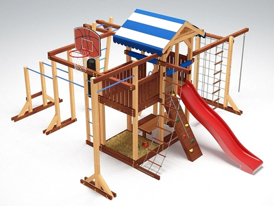 Детская игровая площадка Парус Делюкс