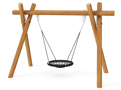 Качели Триумф 6 на импрегнированных бревнах