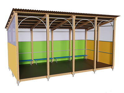 Теневой навес «Домик радости»