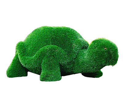 Топиари черепаха с кашпо, Мантра - газон Eco