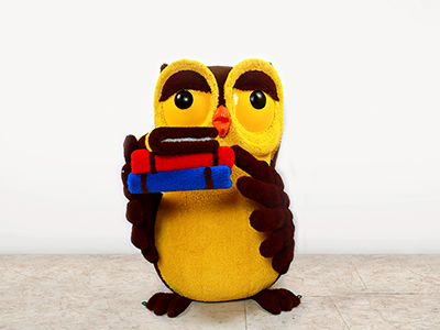 Топиари Сова с книгами - газон Eco