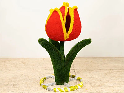 Топиари тюльпан, h=150см, модель 2 - газон Есо