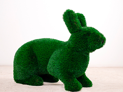 Топиари заяц Лада, h=75 см - газон Deluxe