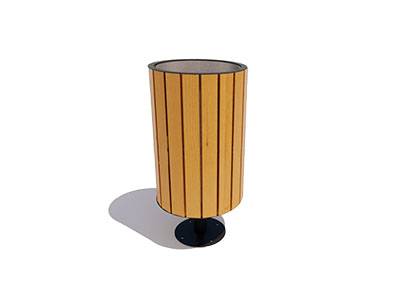 Урна Эстель круглая на ножке (лиственница)