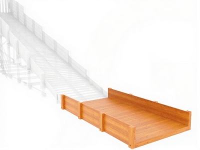 Выкат 2 метра для зимних горок Snow Fox