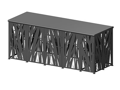 Контейнерная площадка Листья прочности 1