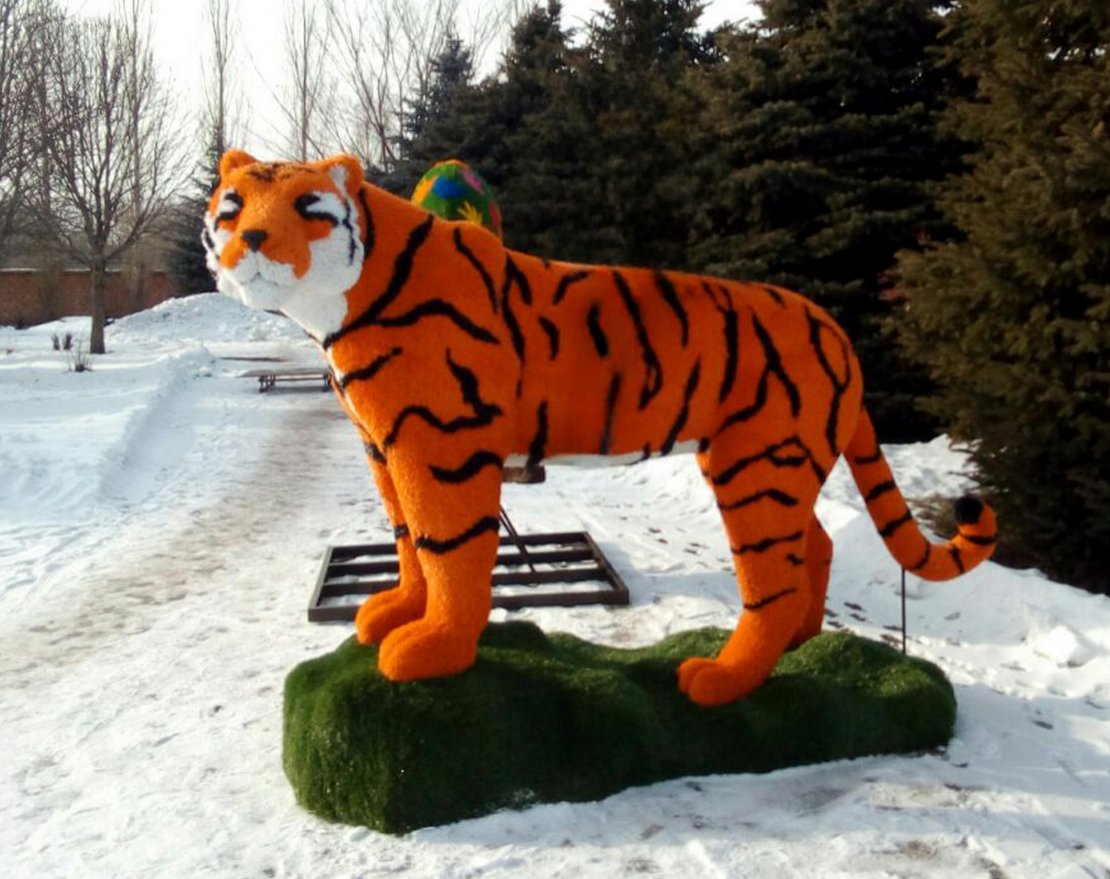 Топиари Тигр - газон Eco