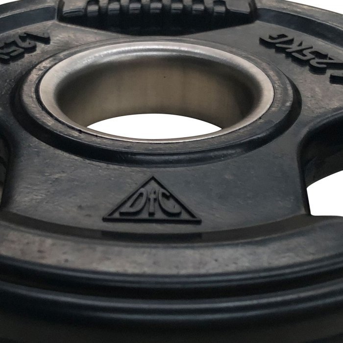 Диск обрезиненный чёрный, с хватом, 51мм (разный вес) - вид 4