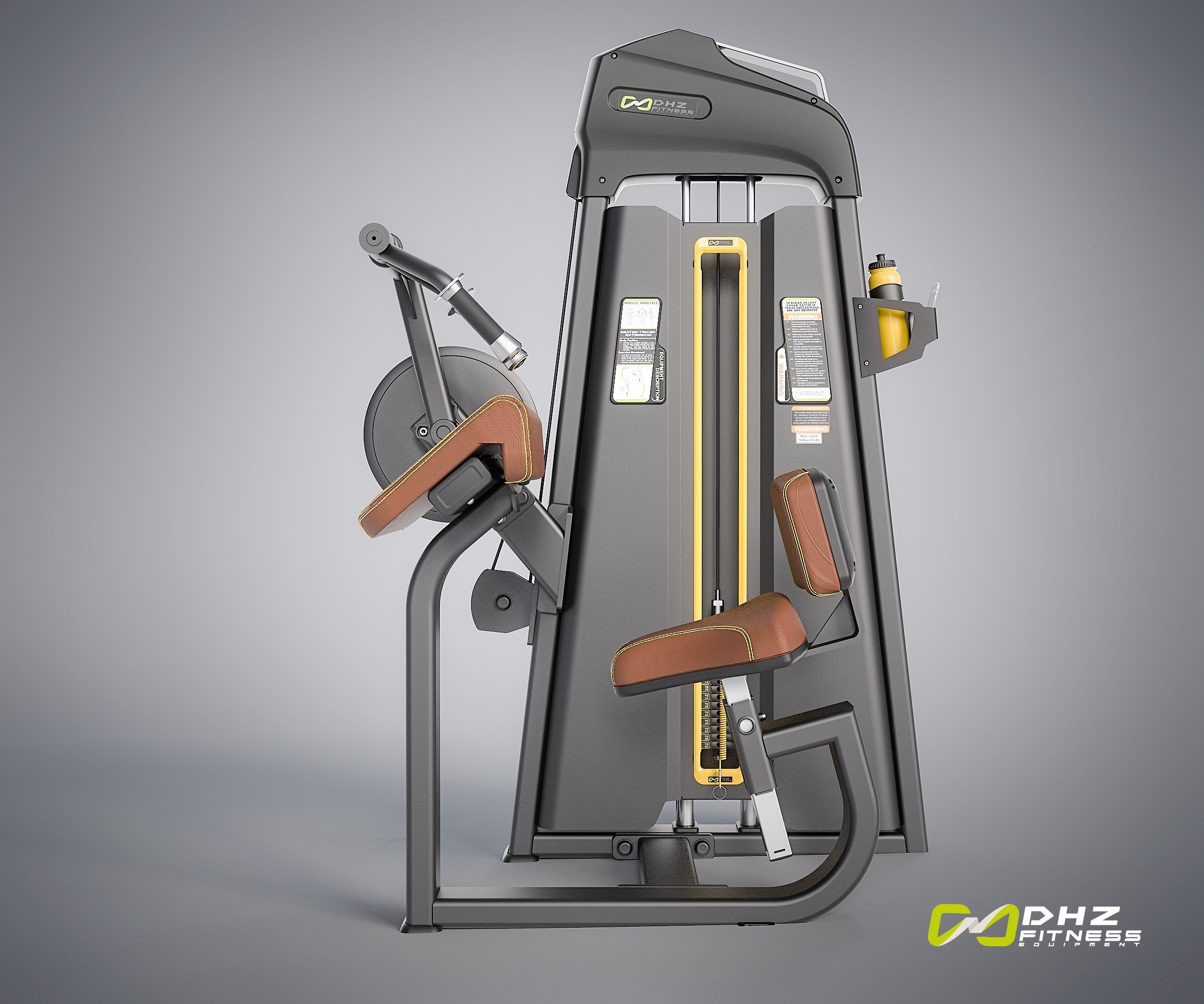 Трицепс-машина сидя (Наклонная парта) E-1028В - вид 2