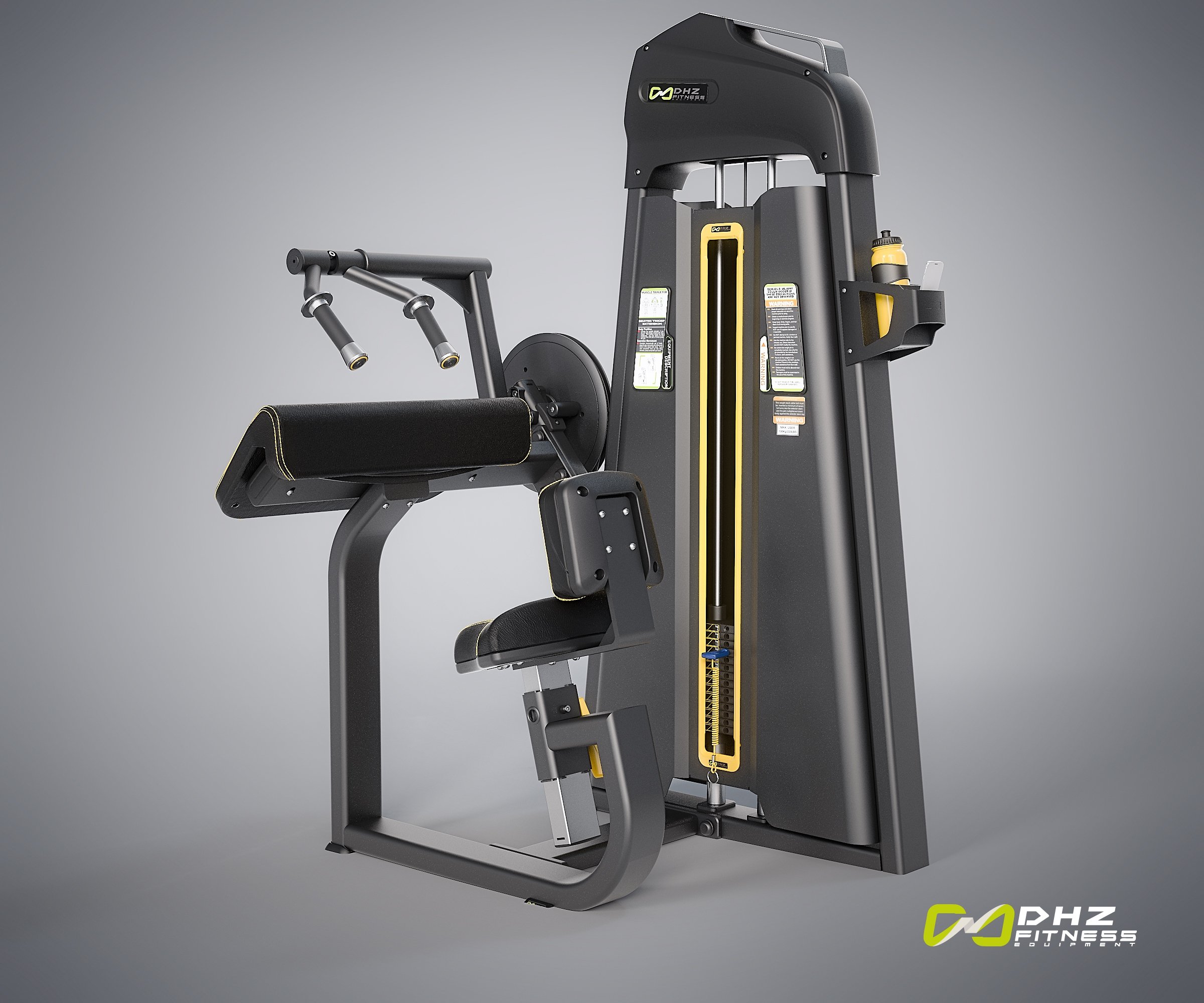 Трицепс-машина сидя (Наклонная парта) E-1028В - вид 4