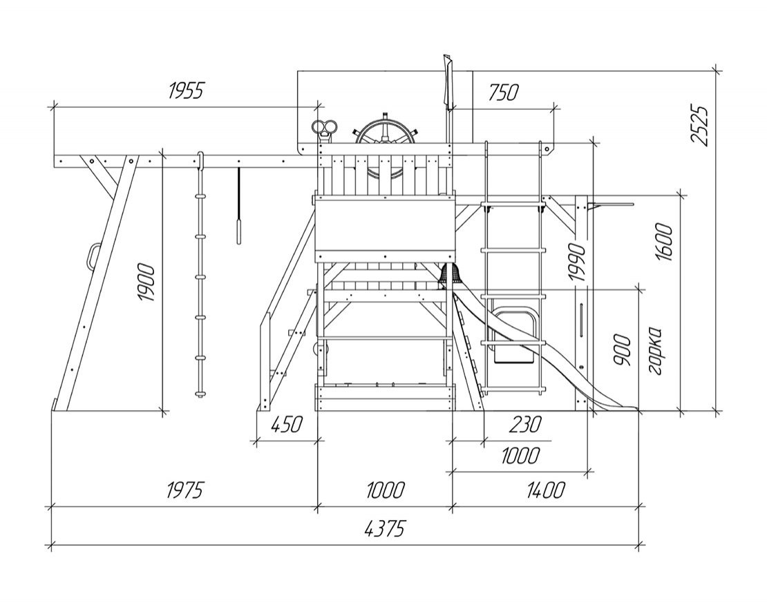 Детская игровая площадка Борге 14 - вид 3