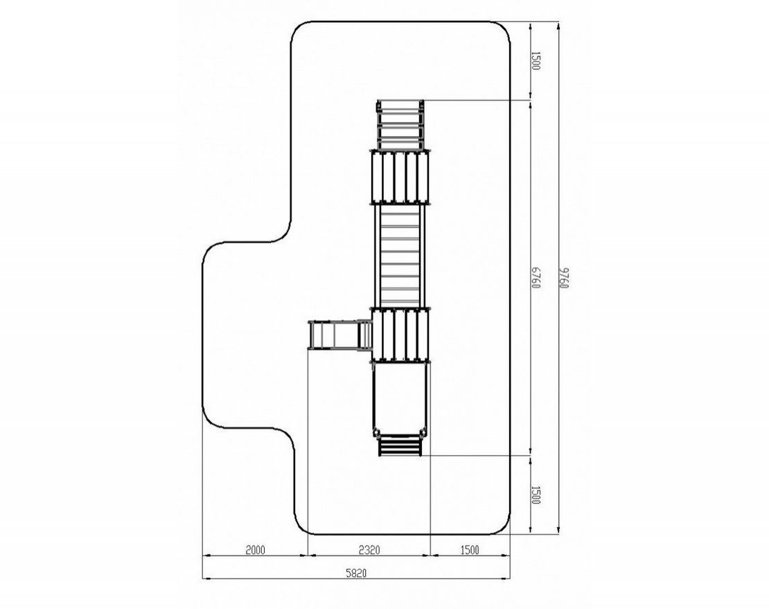 Детская игровая площадка Юный машинист-5 - вид 2