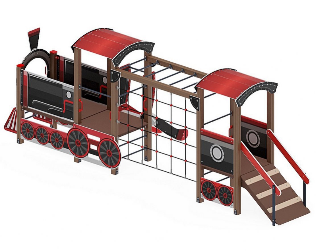 Детская игровая площадка Юный машинист-5 - вид 4