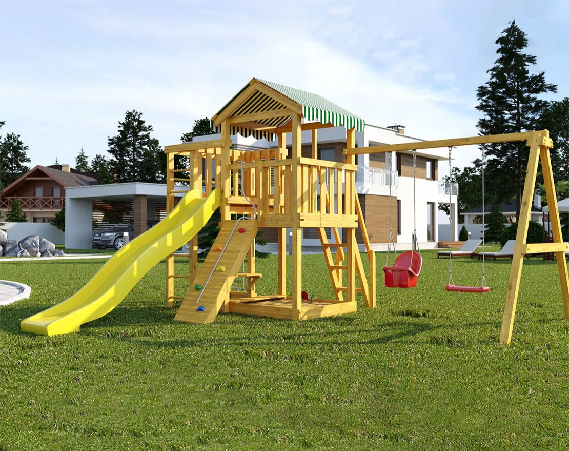 Детская игровая площадка Гарда 3 Бри (Сириус) - вид 4