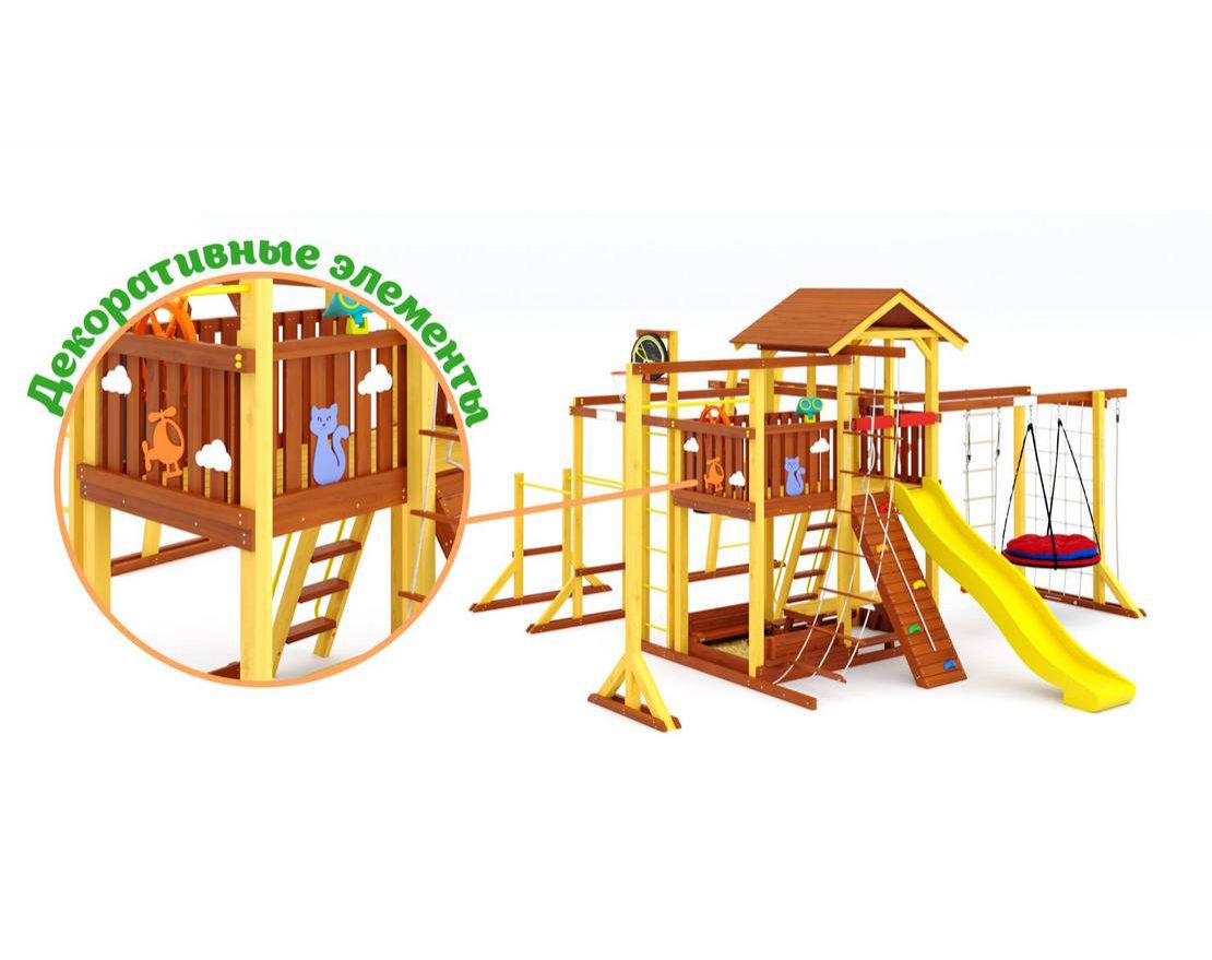 Детская игровая площадка Гигант 6 - вид 3