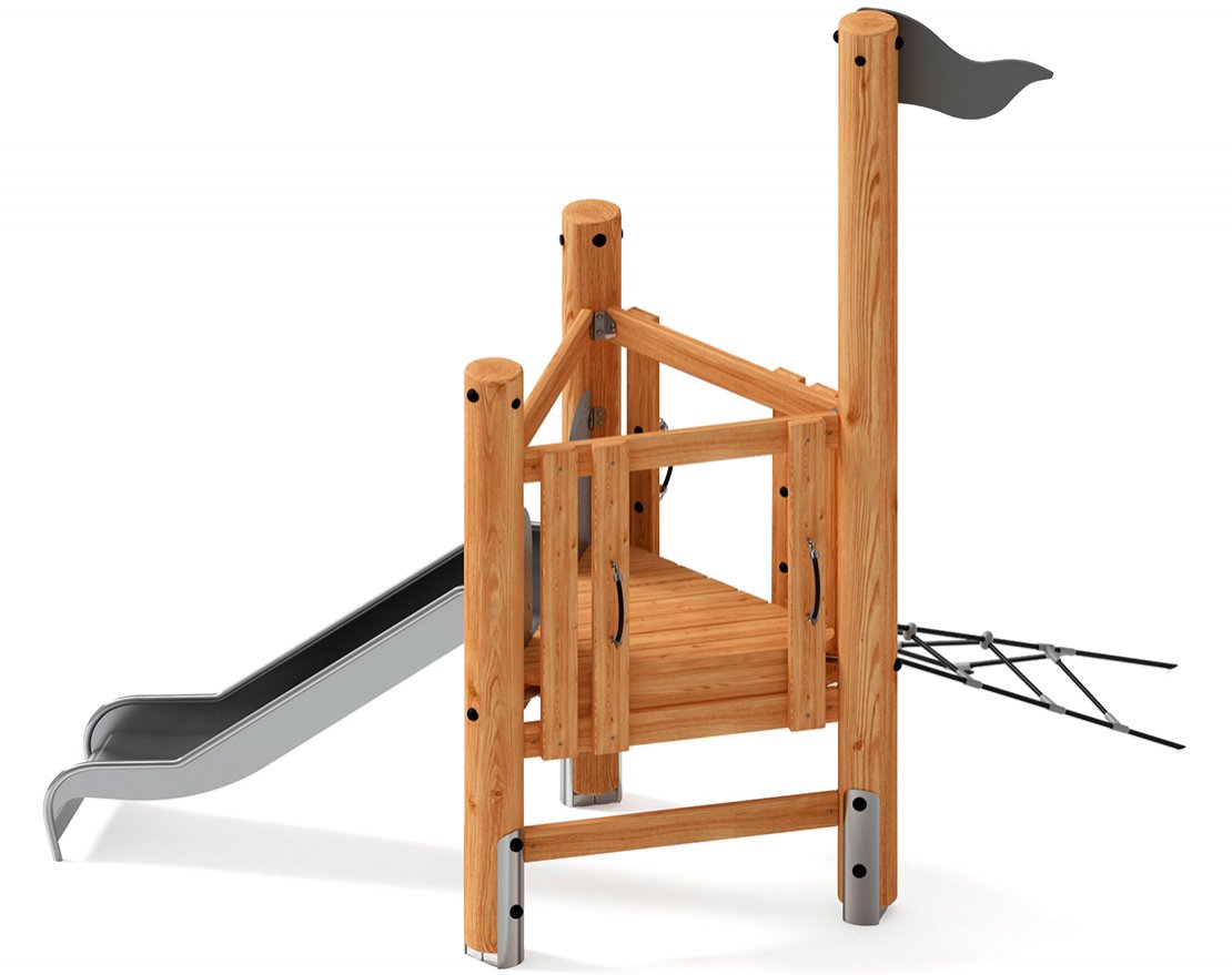 Детская игровая площадка Крепость непосед-11 (лиственница) - вид 5