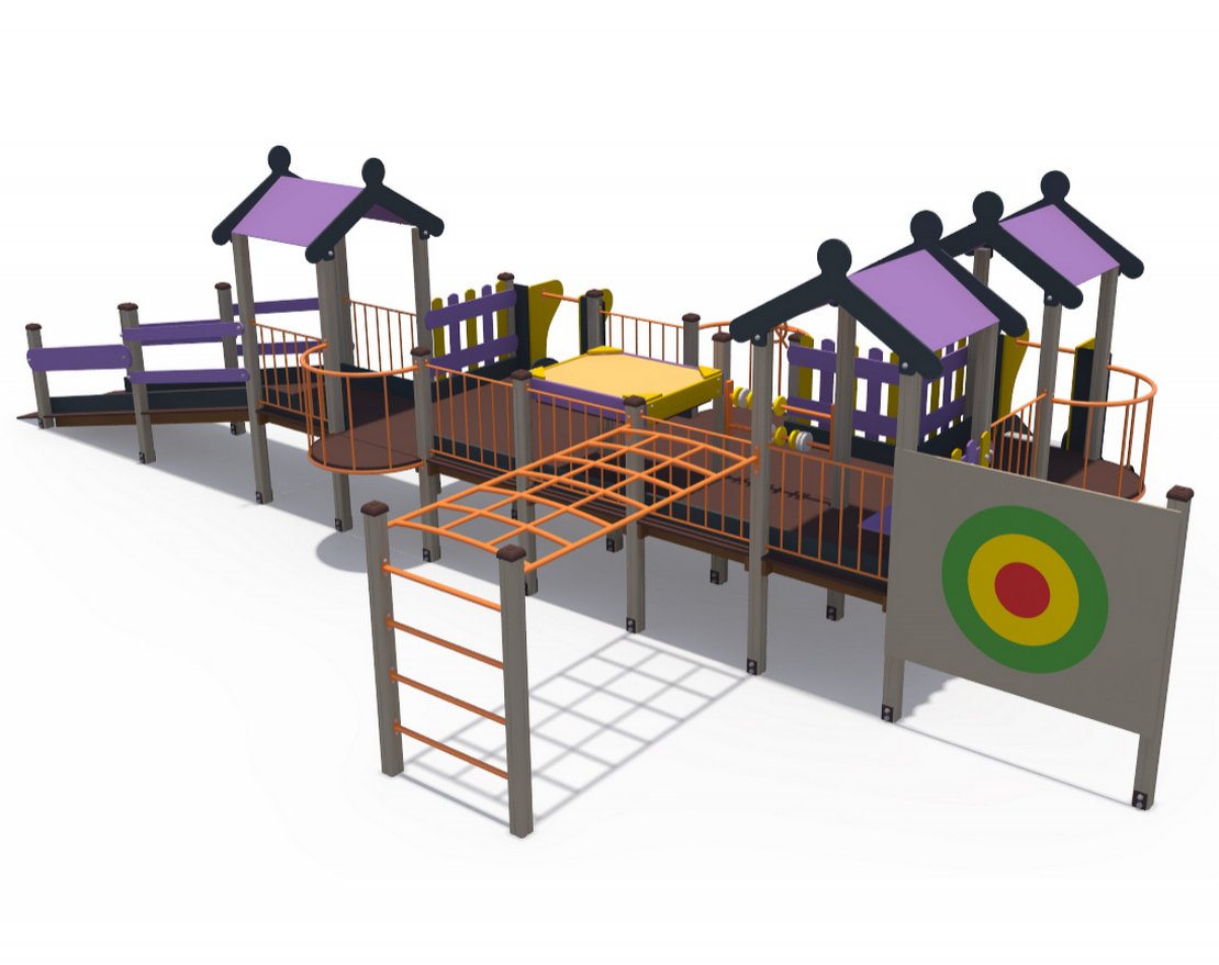 Детская игровая площадка Тридевятое царство Н-750 - вид 2