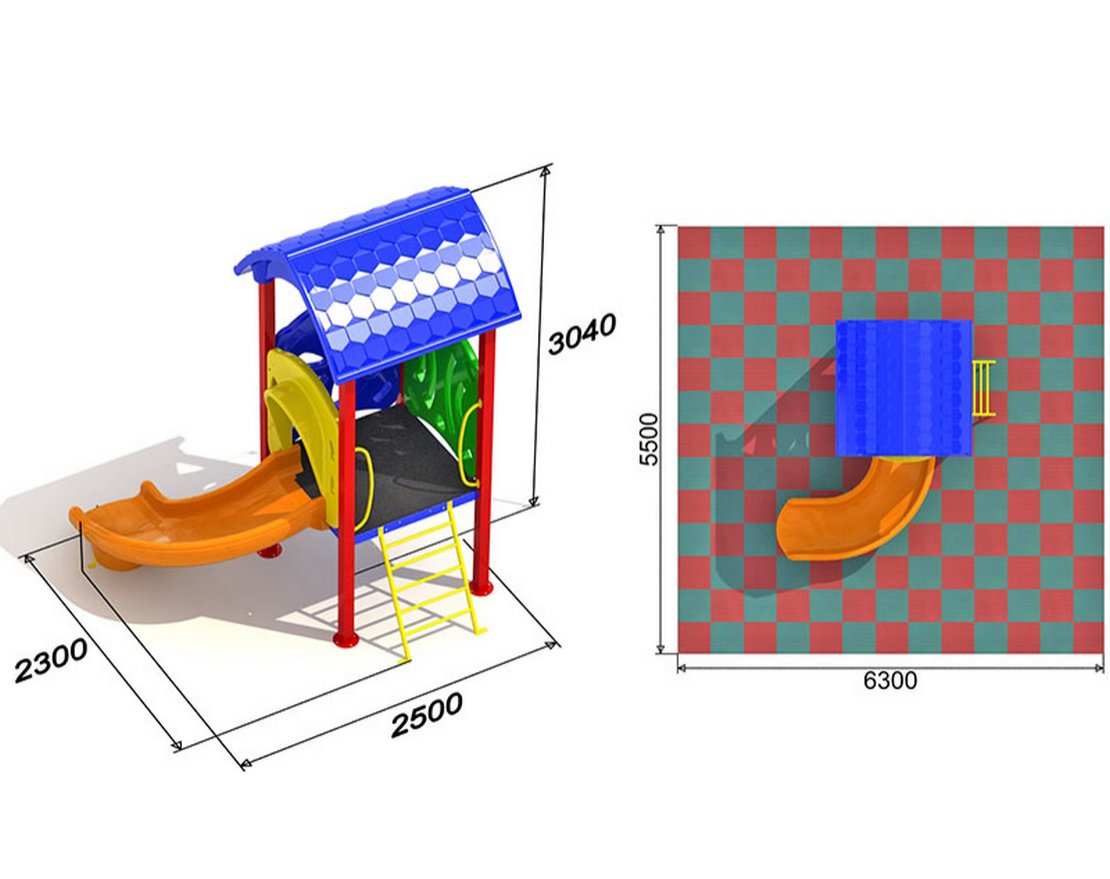 Детская площадка Малютка 3.1 - вид 2