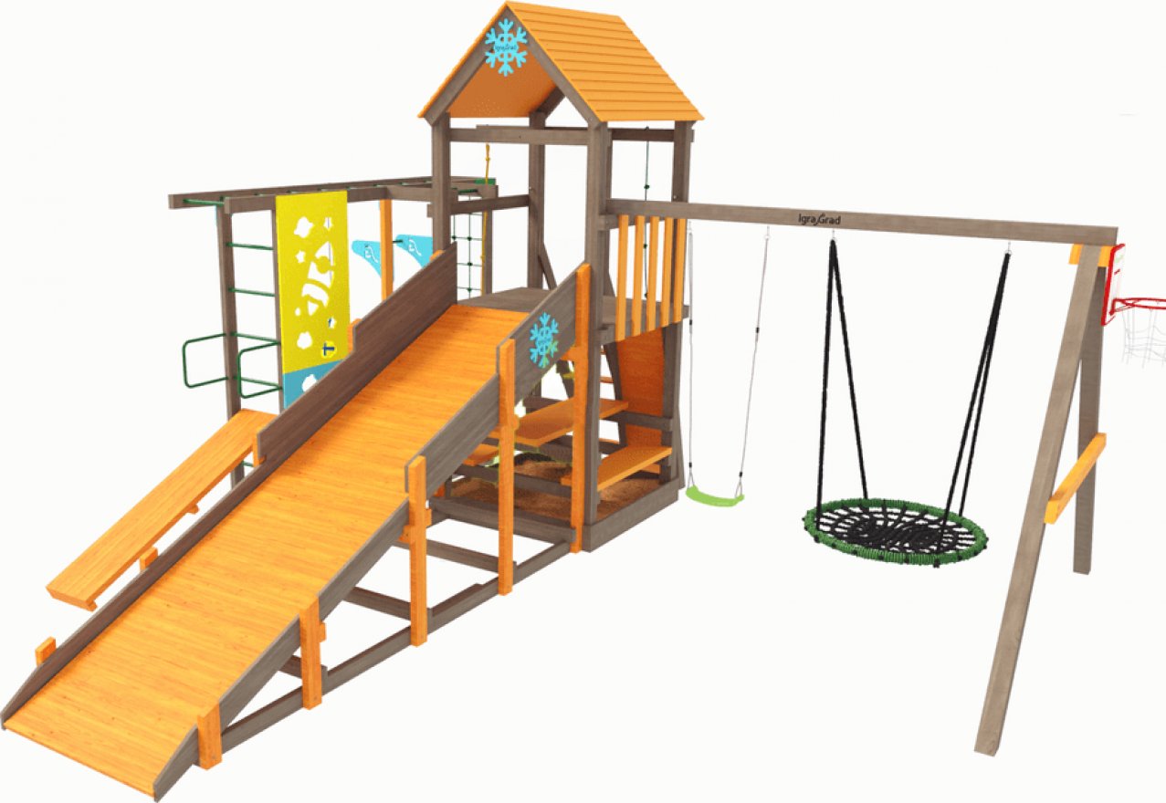 Детская площадка Спорт 1 с зимним модулем - вид 4