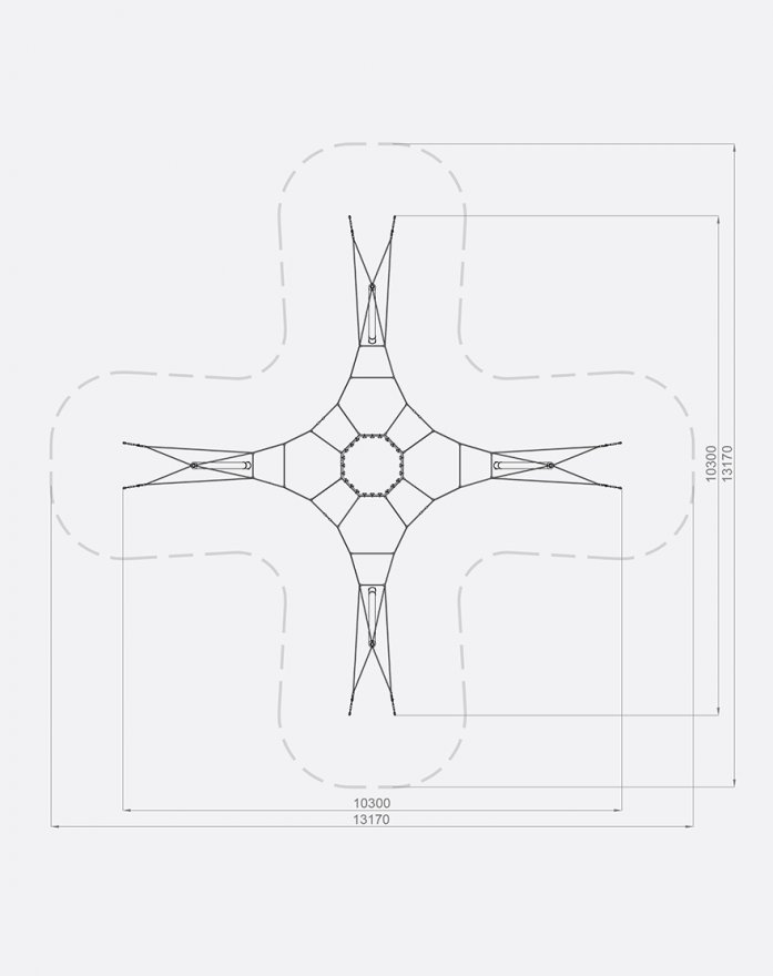 ДЕТСКОЕ ИГРОВОЕ ОБОРУДОВАНИЕ SKAT «SK-01.03» - вид 3