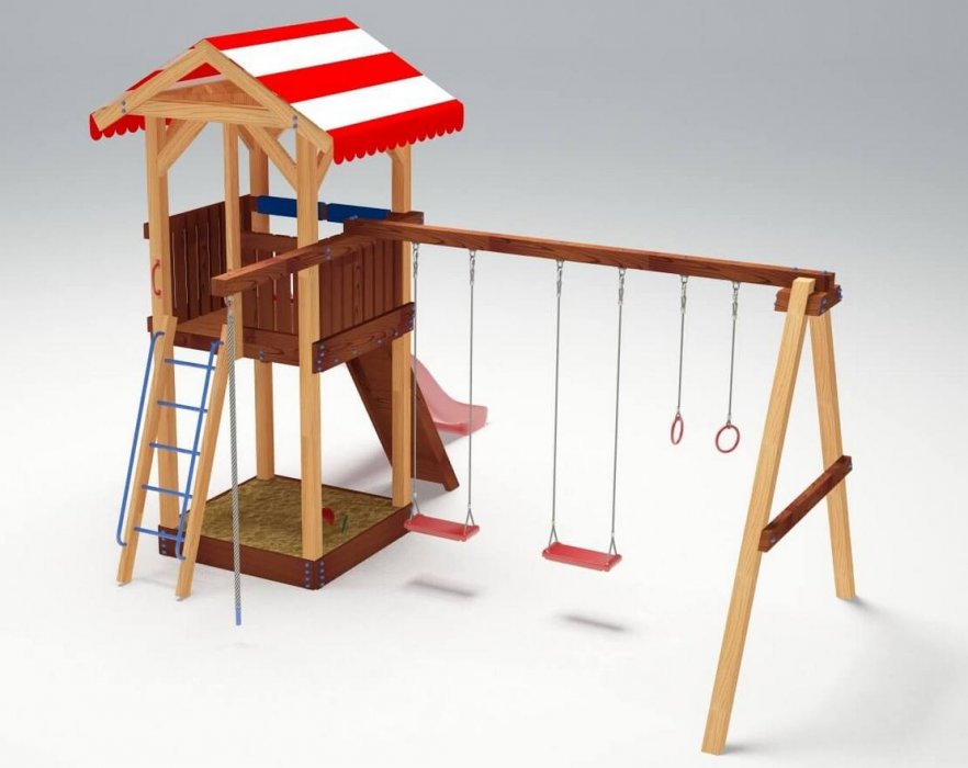 Детская игровая площадка Парус 1 - вид 3