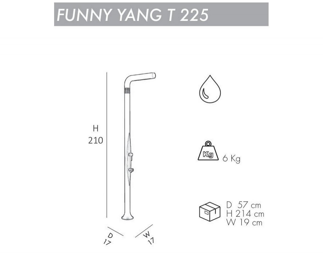 Душ уличный Funny Yang T 225 - вид 2