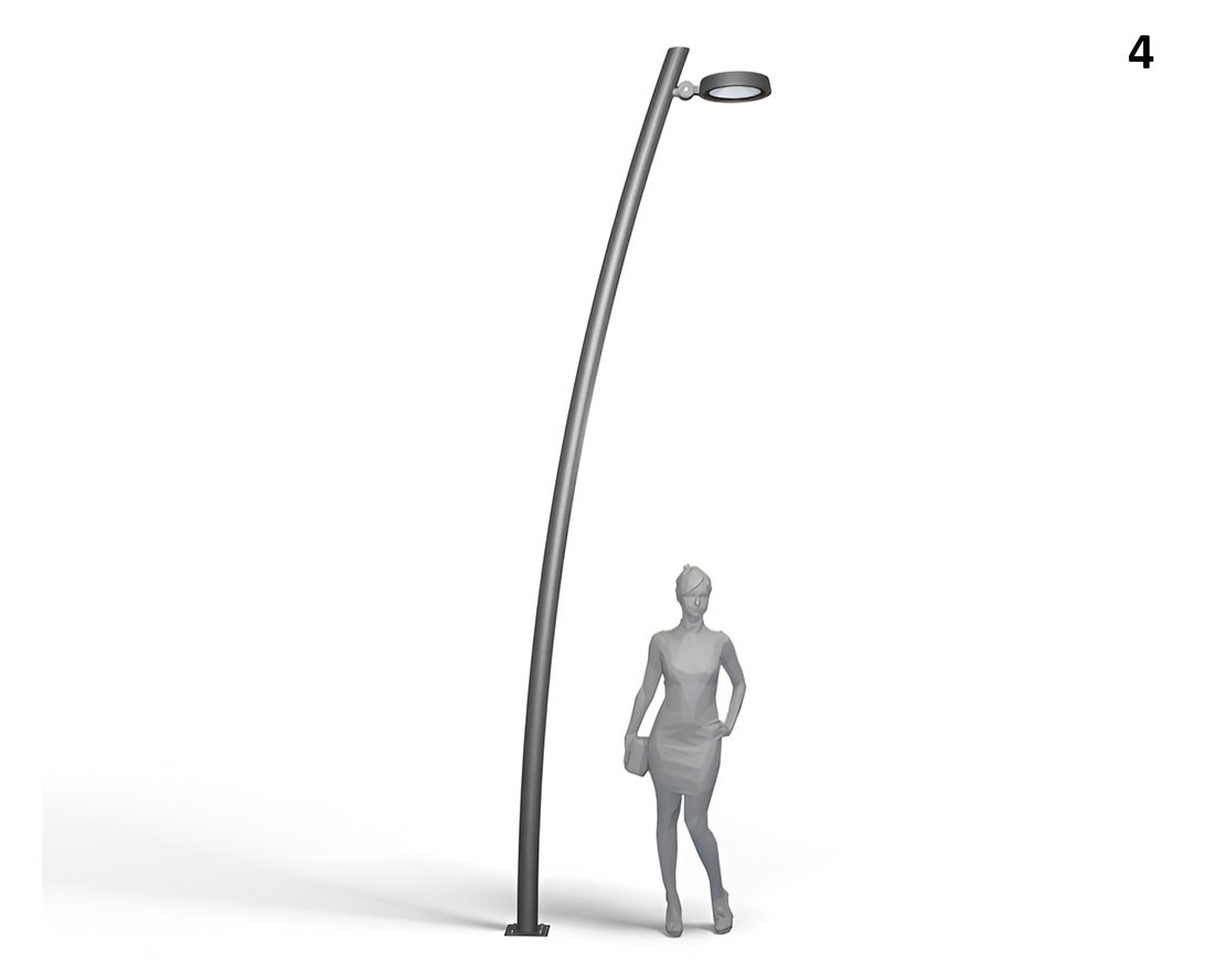 Фонарь уличный Грация 2023 - 3 (комплект) - вид 4