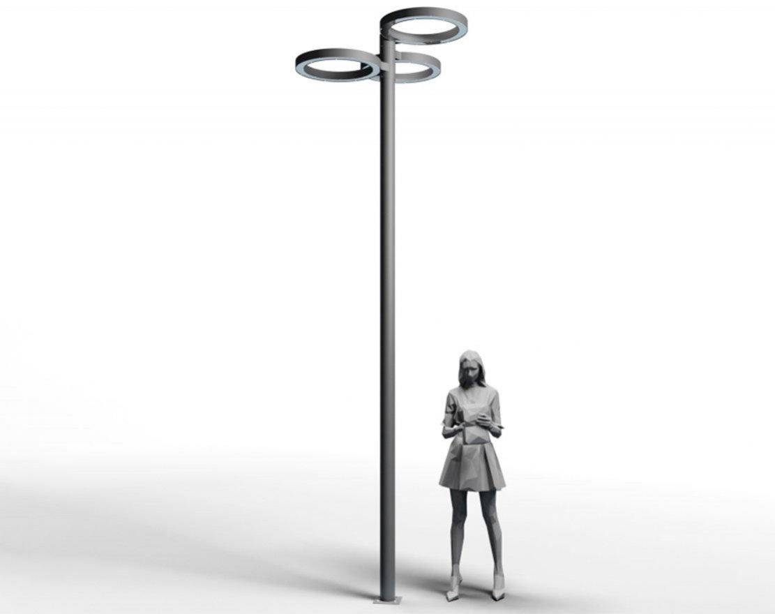 Фонарь уличный Спрингфилд 4-1 (комплект) - вид 2