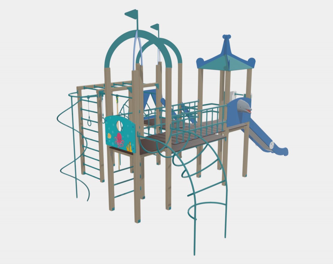 Игровой комплекс TORUDA Море 3D 07020 - вид 3