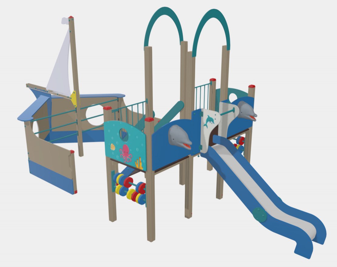 Игровой комплекс TORUDA Море 3D 10117.1 - вид 3