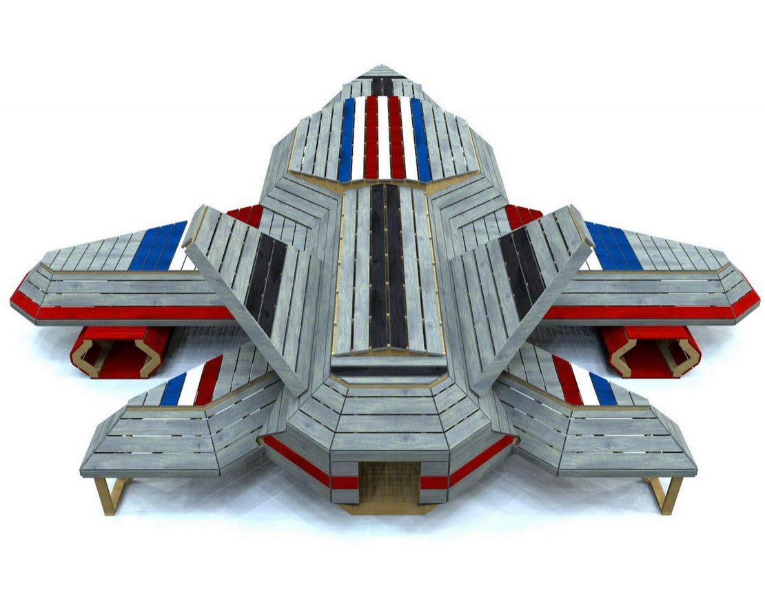 Игровой комплекс TORUDA WOOD Самолет СУ-35 - вид 2