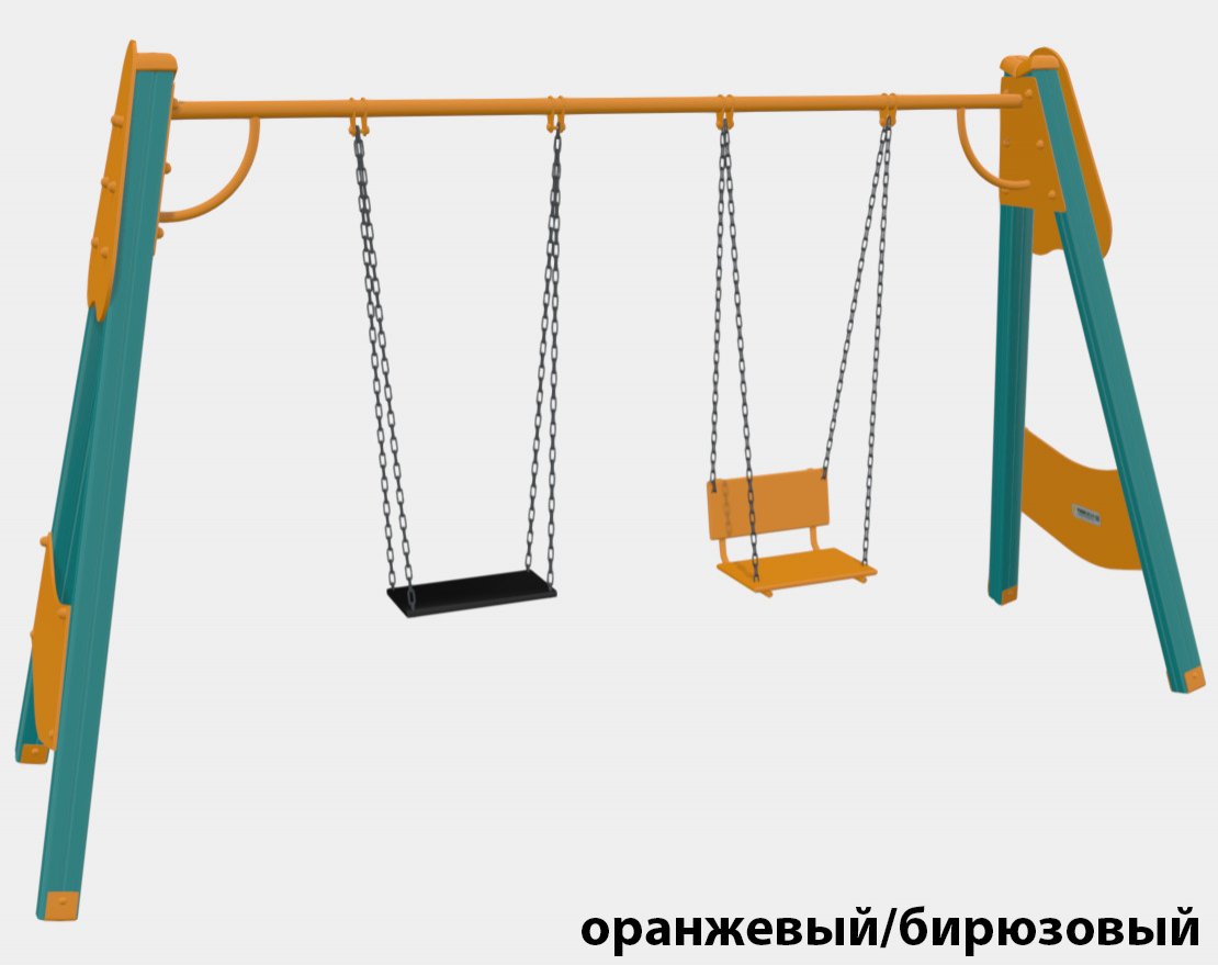 Качели деревянные TORUDA 01032 (качель со спинкой и лодочка) - вид 2