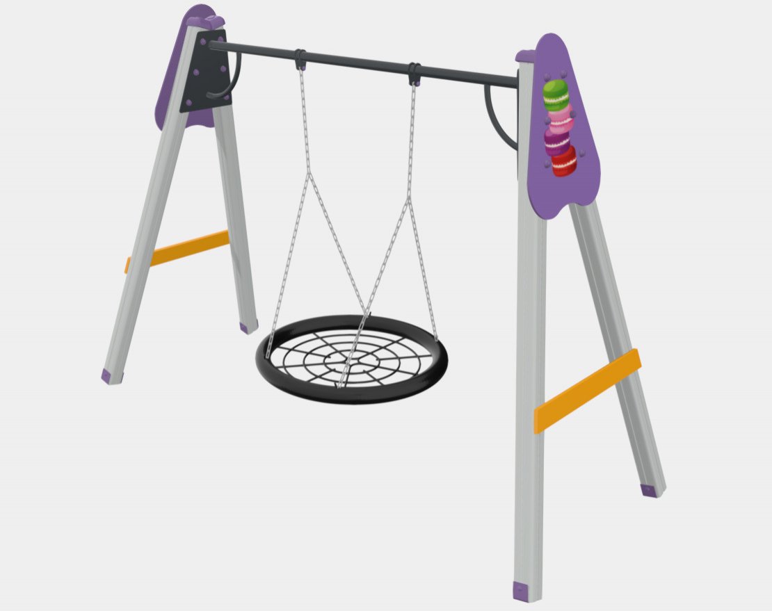 Качели-гнездо деревянные TORUDA Лакомка 01051 - вид 2