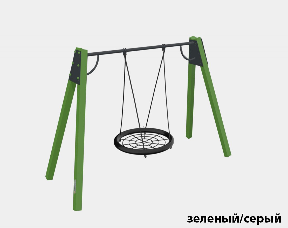 Качели-гнездо на металлических стойках TORUDA 01052 - вид 2
