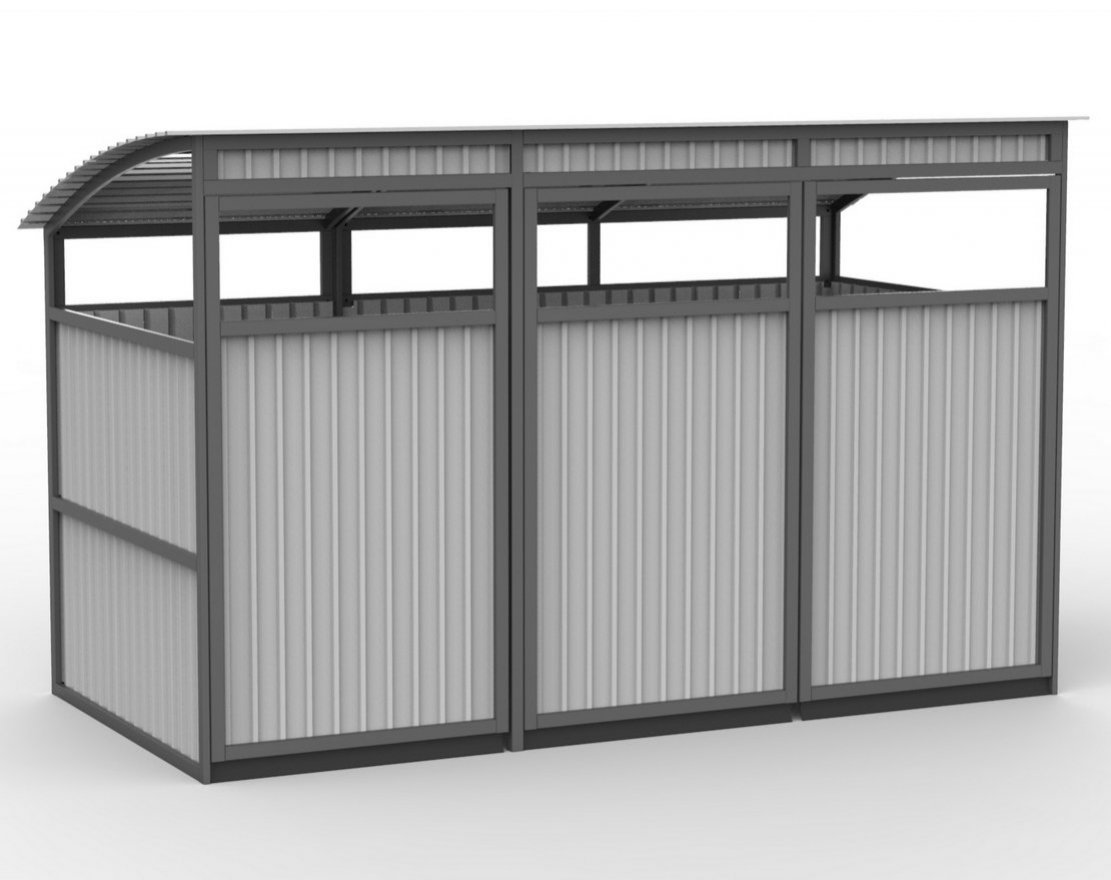 Контейнерная площадка для ТБО Саон 14 - вид 2