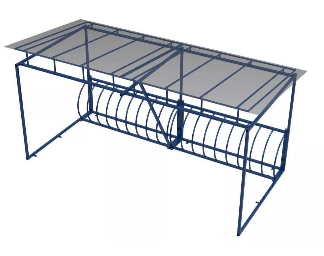 Модульная велопарковка «Stolz» с навесом VP26 - вид 3