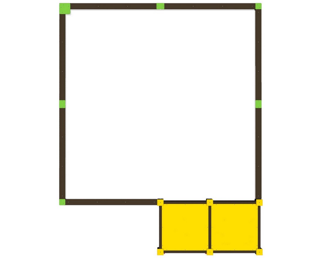 Песочница с игровым модулем Яркое соседство - вид 3