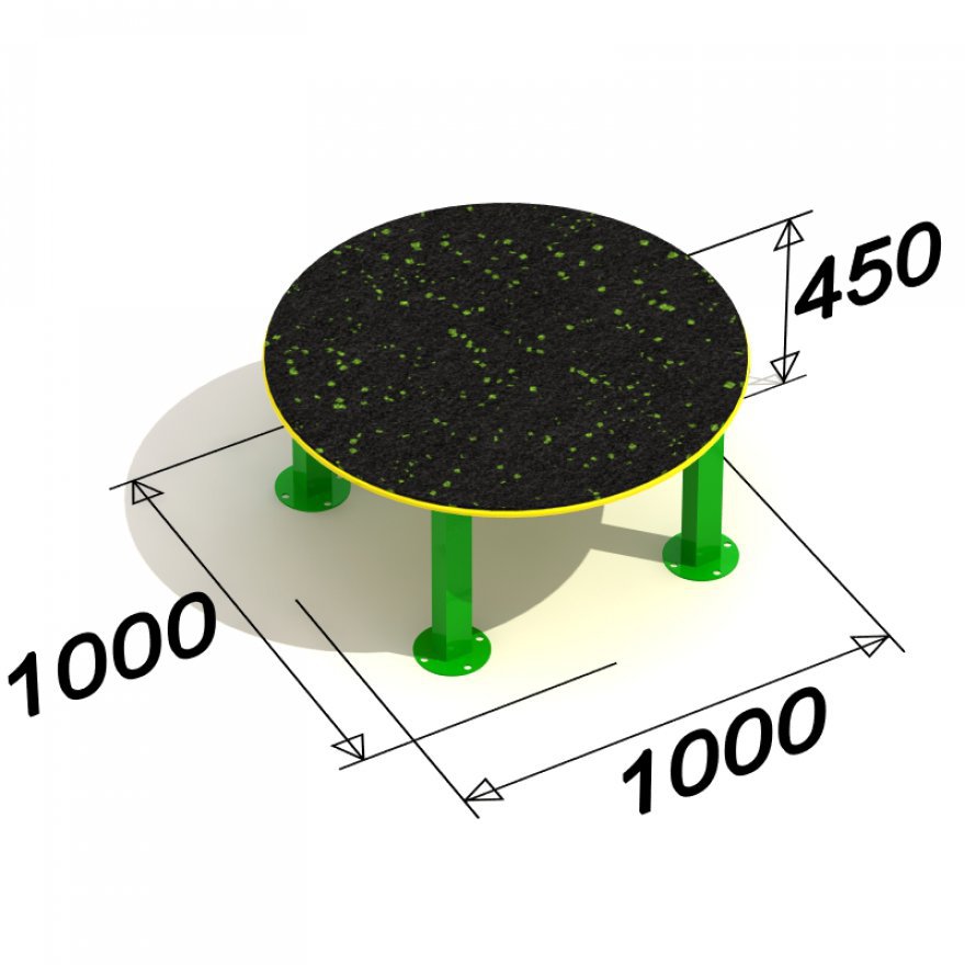 Элемент для выгула собак Площадка 450мм круглая - вид 3