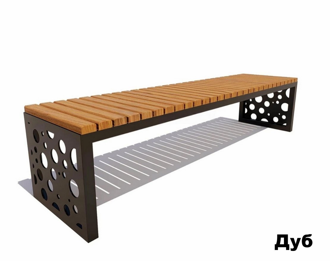 Скамейка садовая Адлер, Сосна - вид 4