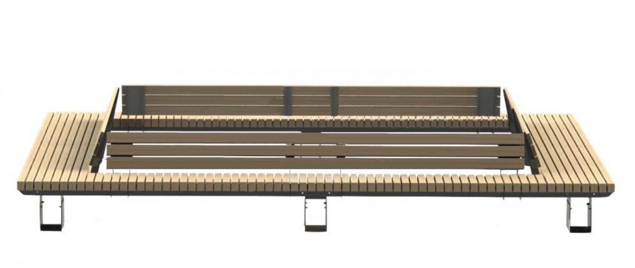 Скамейка вокруг дерева TORUDA 003 - вид 2