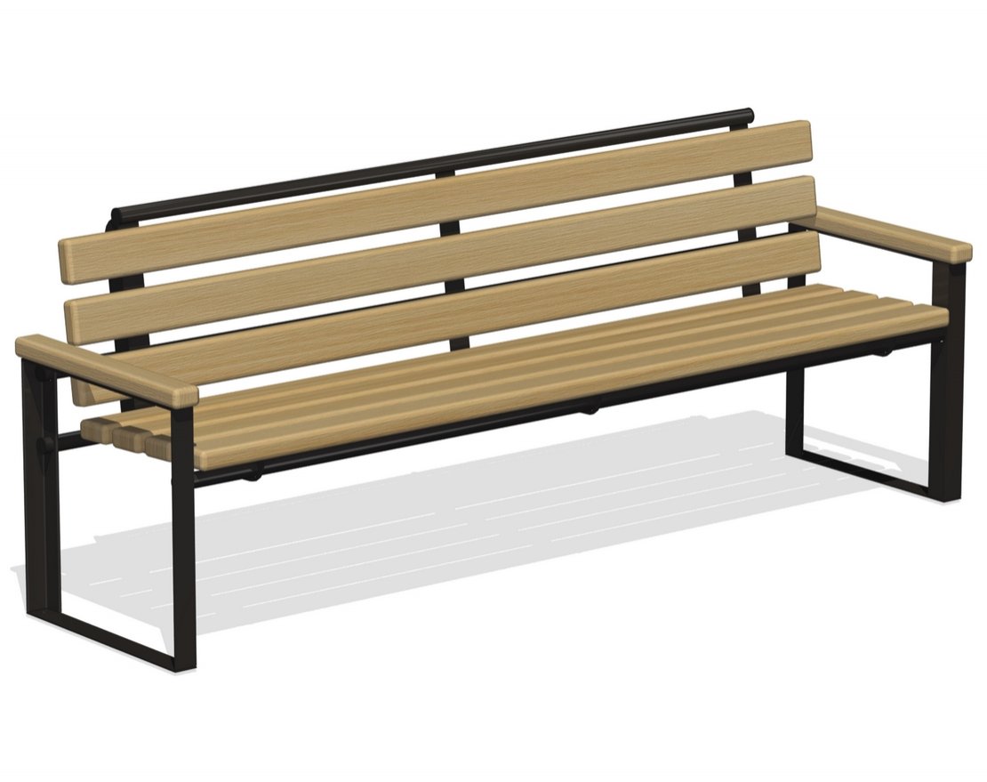 Скамья Сельский комфорт 1 - вид 4