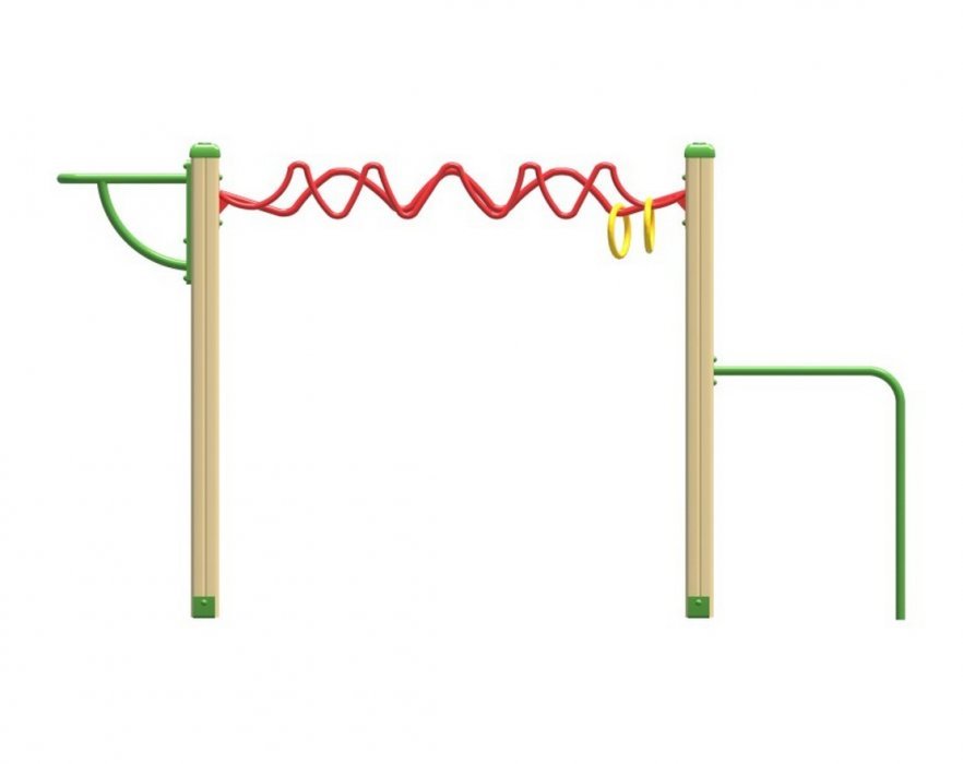 Уличный спортивный комплекс Волна - вид 3