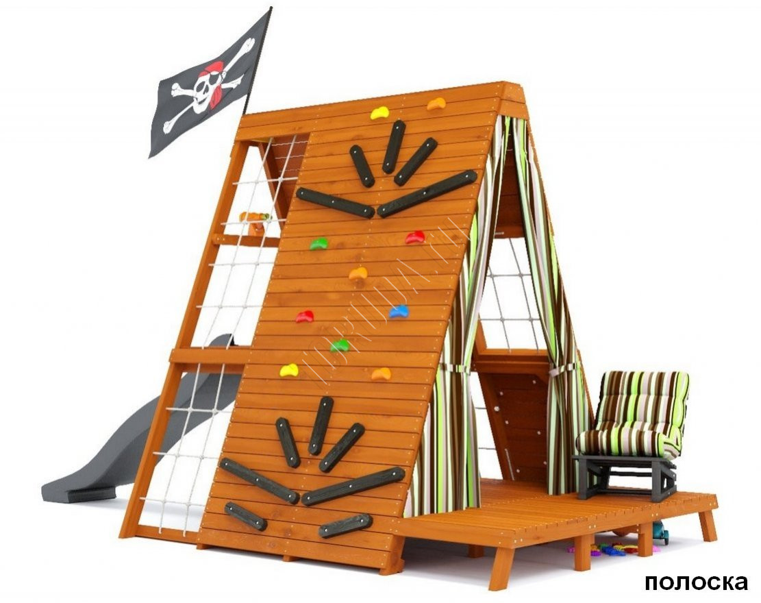 Детская игровая площадка Штабик 3 с креслом