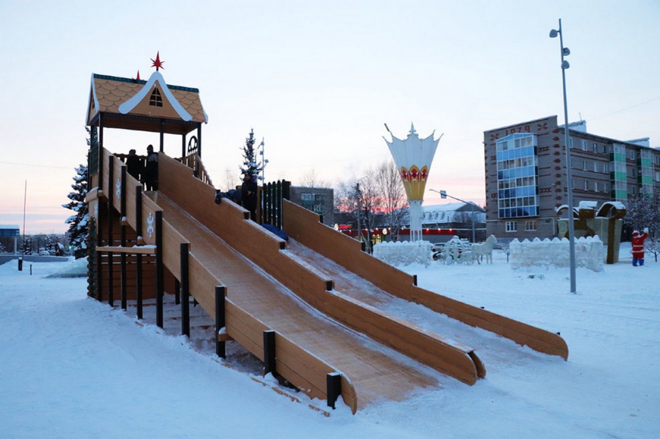 Зимняя горка Аляска 4 (скат 6.7 м и 11м) - вид 4