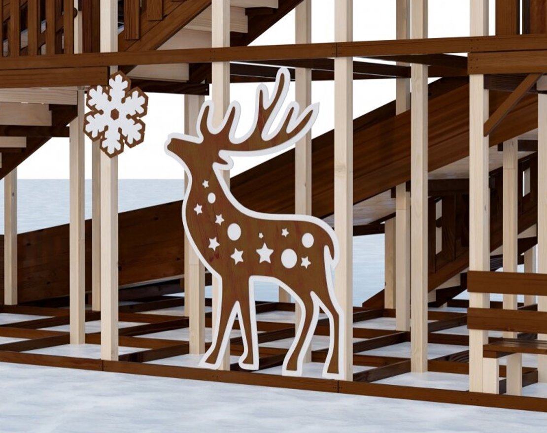 Зимняя горка Ледяной полёт - вид 5